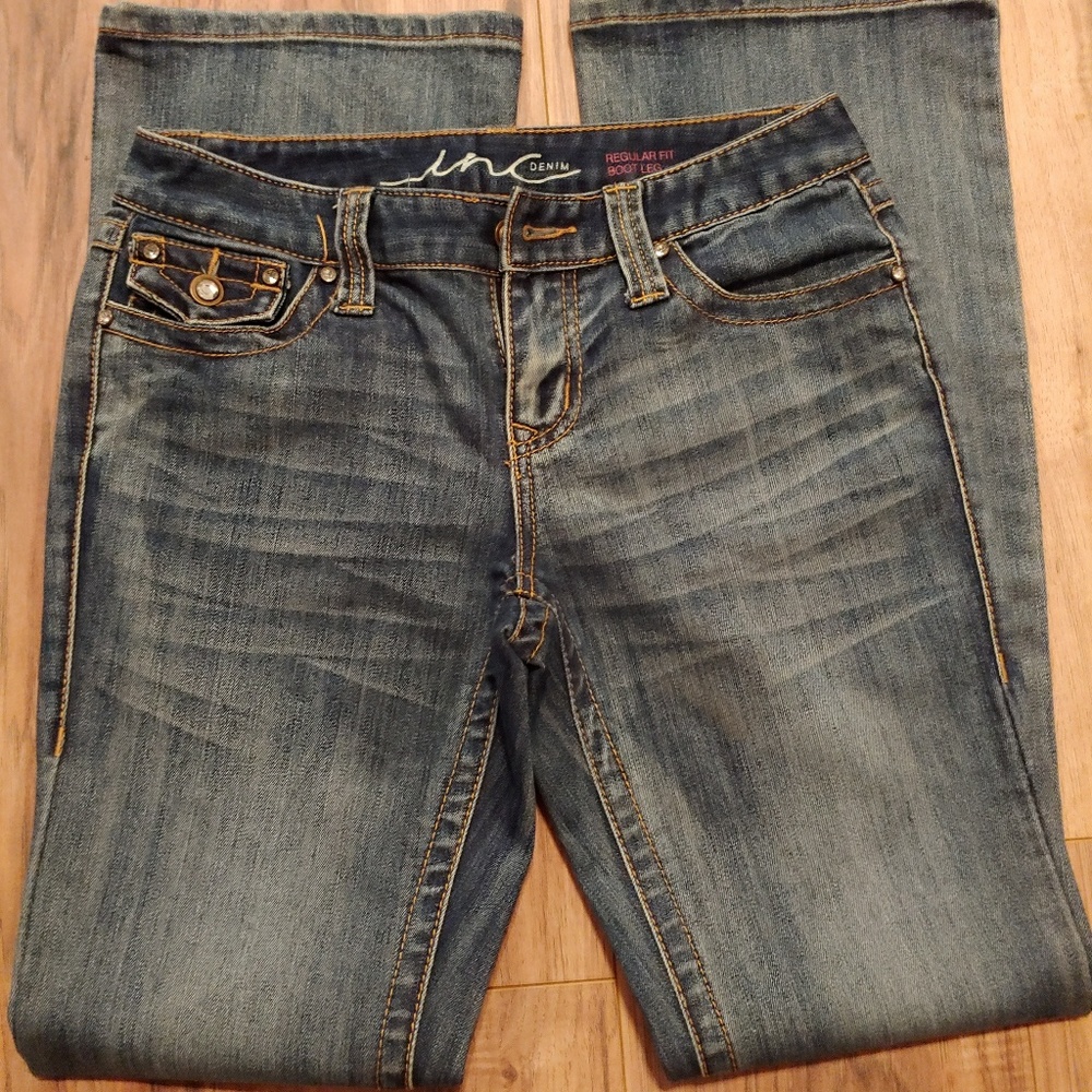 INC blue jeans size 4